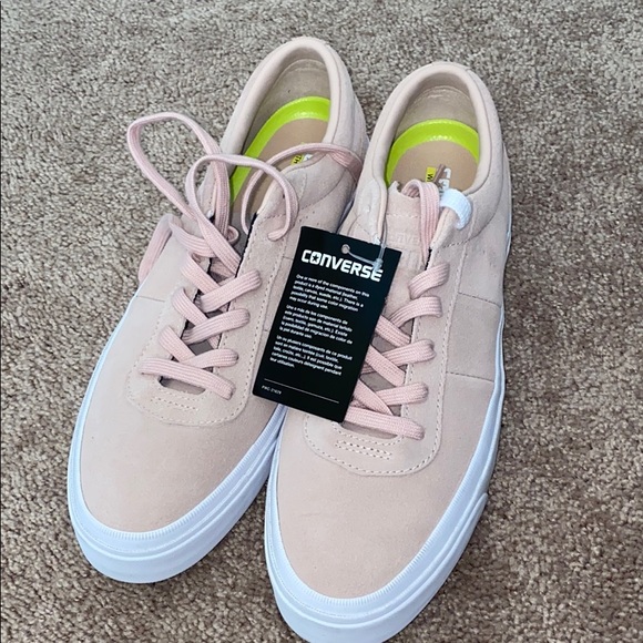 pink suede converse